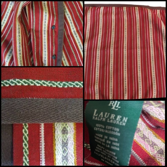 Ralph Lauren Chimayo Square Southwestern Rustic Old Money Woven Pillow Sham 25” - Picture 2 of 16